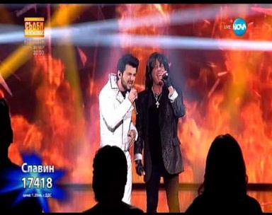 Slavin Slavchev и Joe Lynn Turner -Street of Dreams X FACTOR 09.02.2015